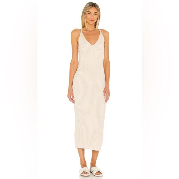 Weekend Stories Revolve Lisbeth Dress in Champagne NWT Large - Picture 1 of 7